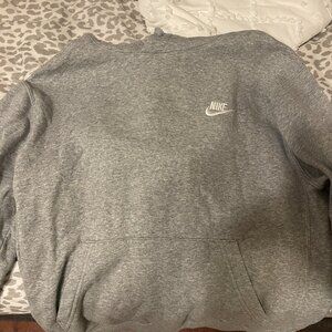 Nike grey women's hoodie Small